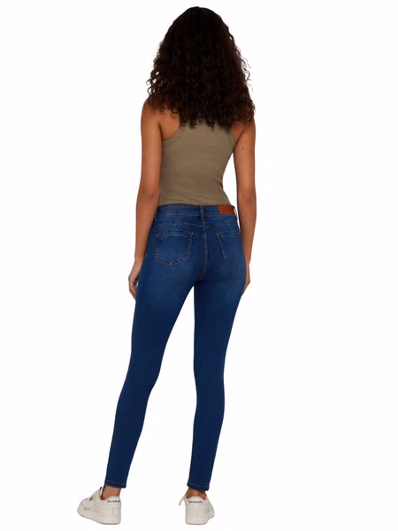 Noisy May Damen Jeans NMJEN NR S.S SHAPER JEANS VI021MB -  Slim Fit - Blau - Medium Blue Noisy May Damen Jeans NMJEN NR S.S SHAPER JEANS VI021MB -  Slim Fit - Blau - Medium Blue