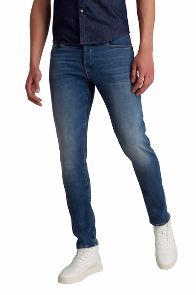 G-Star Herren Jeans 3301 Slim Fit - Blau - Vintage Medium Aged G-Star Herren Jeans 3301 Slim Fit - Blau - Vintage Medium Aged