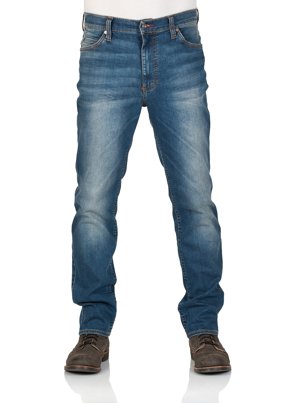 Mustang Herren Jeans Tramper - Tapered Fit - Blau - Denim Blue