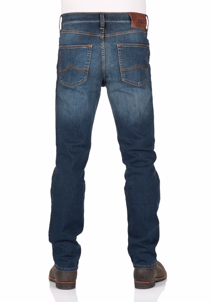 Mustang Herren Jeans Tramper - Tapered Fit - Blau - Denim Blue Mustang Herren Jeans Tramper - Tapered Fit - Blau - Denim Blue