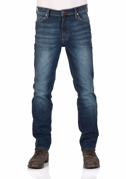 Mustang Herren Jeans Tramper - Tapered Fit - Blau - Denim Blue Mustang Herren Jeans Tramper - Tapered Fit - Blau - Denim Blue