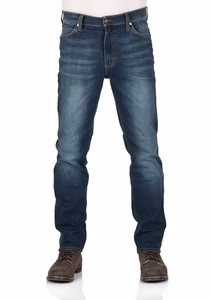 Mustang Herren Jeans Tramper - Tapered Fit - Blau - Denim BlueBlau