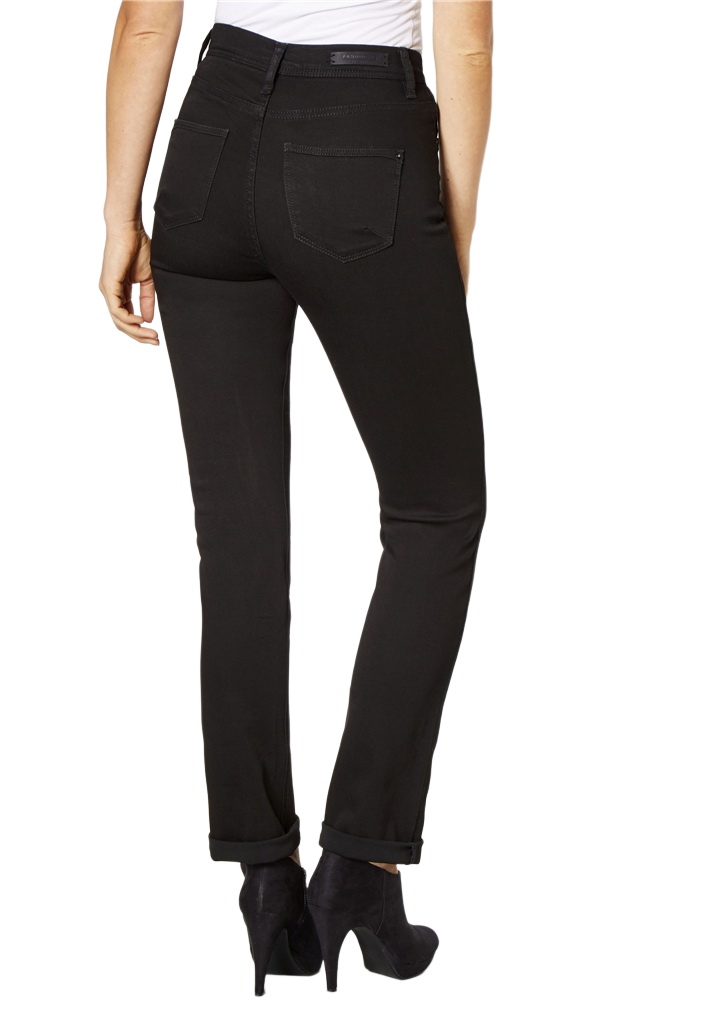 Paddock`s Damen Jeans Motion & Comfort Kate - Straight Fit - Schwarz - Blac günstig online kaufen