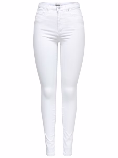 Only Damen Jeans ONLROYAL HW SK JEANS - Skinny Fit - Weiß - White Only Damen Jeans ONLROYAL HW SK JEANS - Skinny Fit - Weiß - White