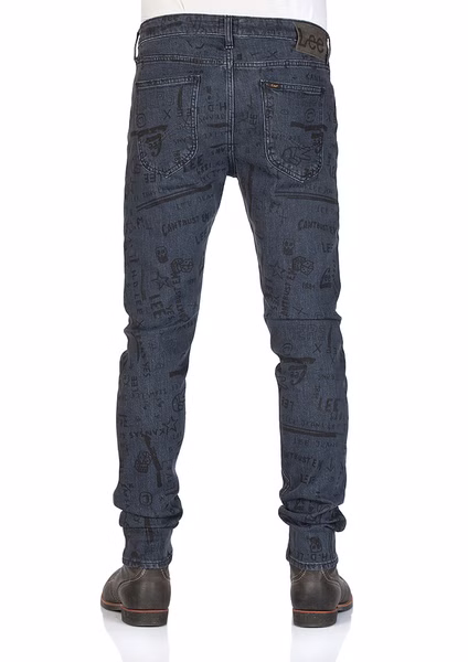 Lee Herren Jeans Malone Skinny Fit - Grau - Doodle Stone Lee Herren Jeans Malone Skinny Fit - Grau - Doodle Stone