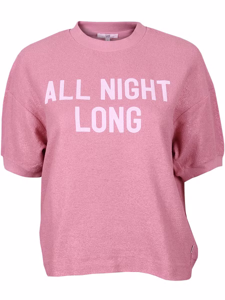 Lee Damen Sweater Shortsleeve All Night Long Lee Damen Sweater Shortsleeve All Night Long
