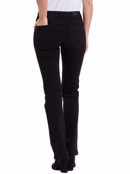 Cross Jeans Damen Jeans Lauren - Bootcut  - Schwarz - Black Black Cross Jeans Damen Jeans Lauren - Bootcut  - Schwarz - Black Black