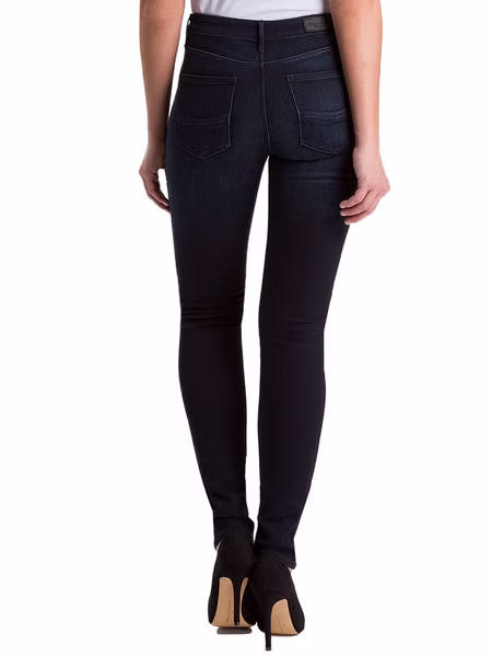 Cross Jeans Damen Jeans Alan - Skinny Fit - Blau - Blue Black Cross Jeans Damen Jeans Alan - Skinny Fit - Blau - Blue Black
