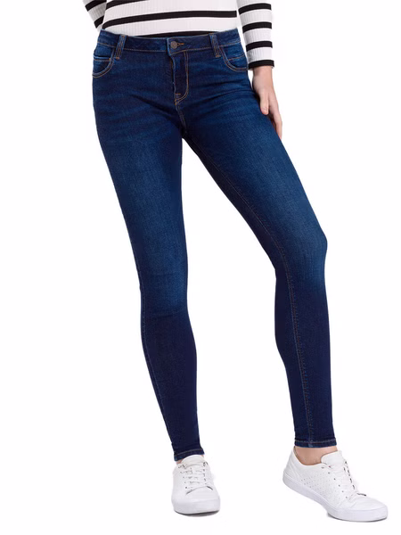 Cross Jeans Damen Push Up Jeans Page - Super Skinny Fit - Blau - Dark Blue Cross Jeans Damen Push Up Jeans Page - Super Skinny Fit - Blau - Dark Blue
