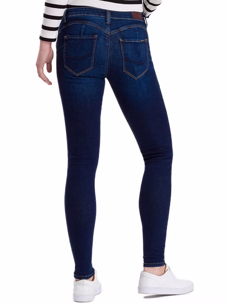 Cross Jeans Damen Push Up Jeans Page - Super Skinny Fit - Blau - Dark Blue Cross Jeans Damen Push Up Jeans Page - Super Skinny Fit - Blau - Dark Blue