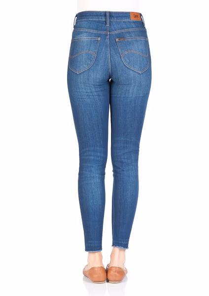 Lee Damen Jeans Scarlett High - Skinny Fit  - Blau - Out Misfit Lee Damen Jeans Scarlett High - Skinny Fit  - Blau - Out Misfit