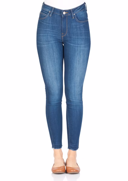 Lee Damen Jeans Scarlett High - Skinny Fit  - Blau - Out Misfit Lee Damen Jeans Scarlett High - Skinny Fit  - Blau - Out Misfit