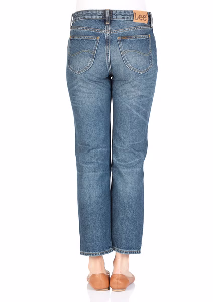 Lee Damen Jeans Boyfriend Relaxed - Blau - Vintage Worn Lee Damen Jeans Boyfriend Relaxed - Blau - Vintage Worn