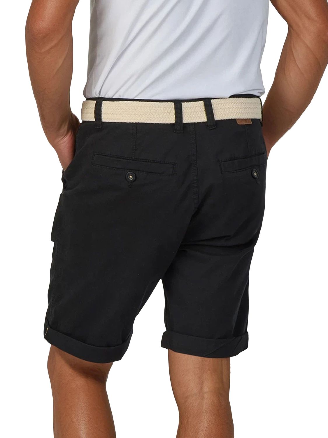 riverso Kurze Hosen Herren Sommer Chino Shorts mit Gürtel Regular Fit RIVHe günstig online kaufen