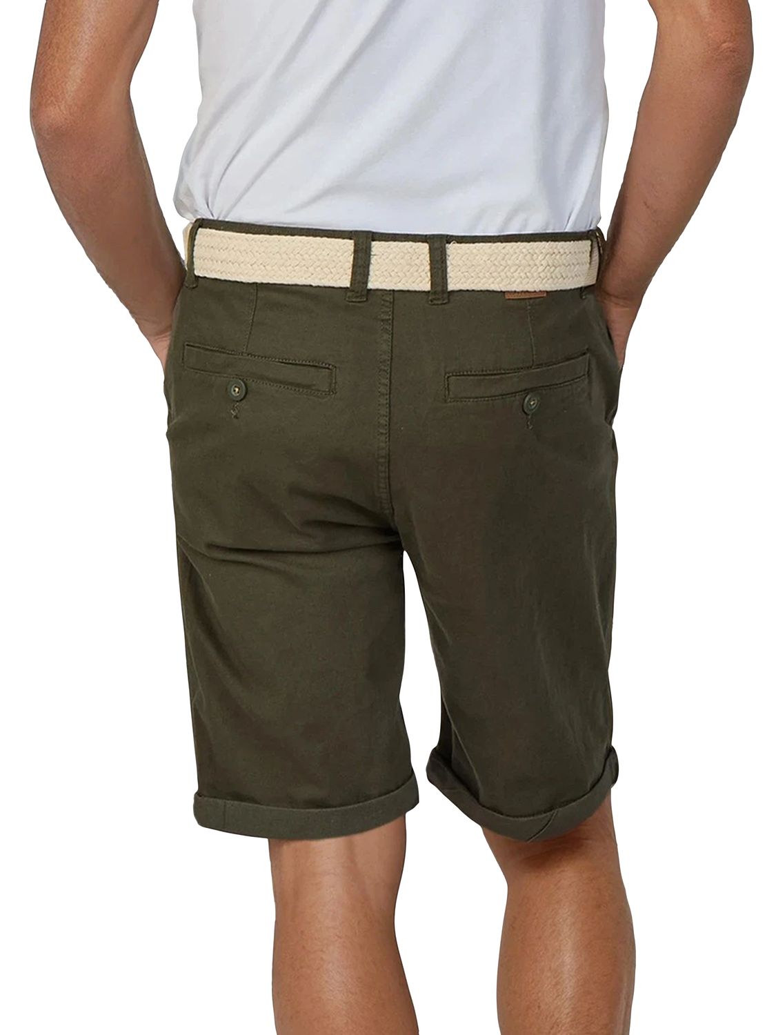 riverso Kurze Hosen Herren Sommer Chino Shorts mit Gürtel Regular Fit RIVHe günstig online kaufen