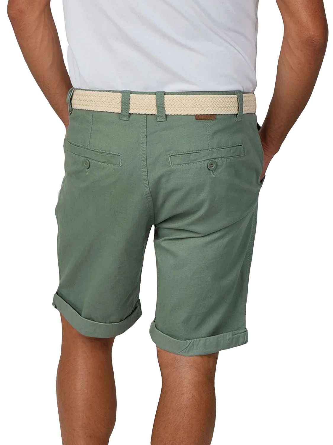 riverso Kurze Hosen Herren Sommer Chino Shorts mit Gürtel Regular Fit RIVHe günstig online kaufen