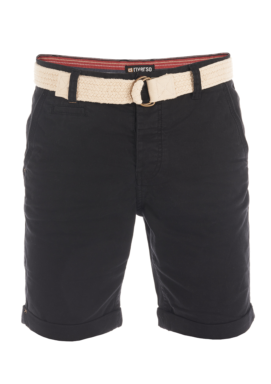 riverso Chino Shorts Herren mit Gürtel Regular Fit RIVHenry