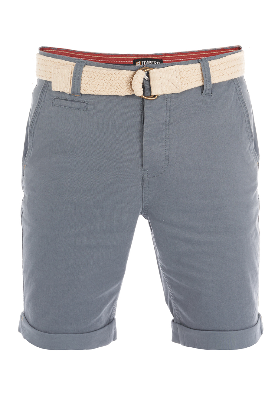 riverso Chino Shorts Herren mit Gürtel Regular Fit RIVHenry