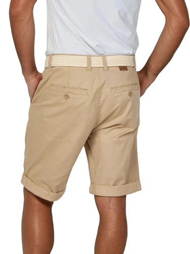 riverso Kurze Hosen Herren Sommer Chino Shorts mit Gürtel Regular Fit RIVHenry
