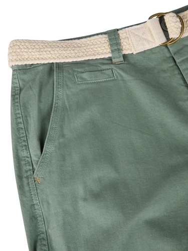 riverso Kurze Hosen Herren Sommer Chino Shorts mit Gürtel Regular Fit RIVHenry