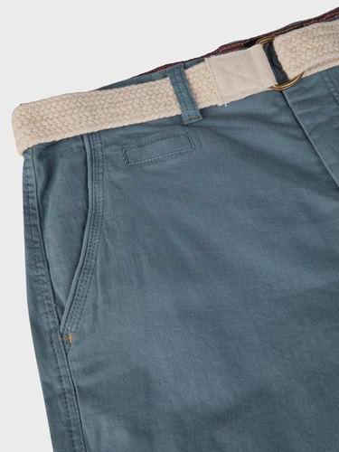 riverso Kurze Hosen Herren Sommer Chino Shorts mit Gürtel Regular Fit RIVHenry