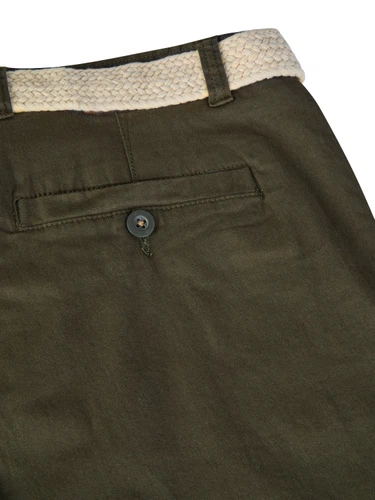 riverso Kurze Hosen Herren Sommer Chino Shorts mit Gürtel Regular Fit RIVHenry