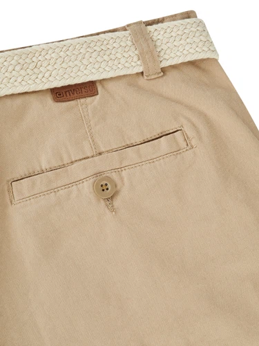 riverso Kurze Hosen Herren Sommer Chino Shorts mit Gürtel Regular Fit RIVHenry