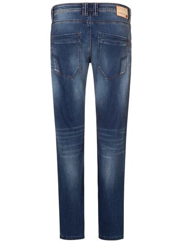 TIMEZONE Herren Jeans EliazTZ -  Regular Fit - Blau - Used Bright Blue Wash
