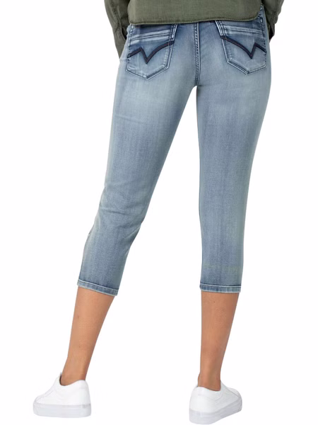 TIMEZONE 3/4 Damen Jeans TaliTZ - Slim Fit - Blau - Aqua Blue Wash TIMEZONE 3/4 Damen Jeans TaliTZ - Slim Fit - Blau - Aqua Blue Wash