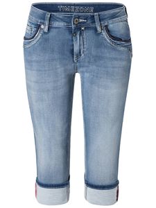 TIMEZONE 3/4 Damen Jeans TaliTZ - Slim Fit - Blau - Aqua Blue Wash