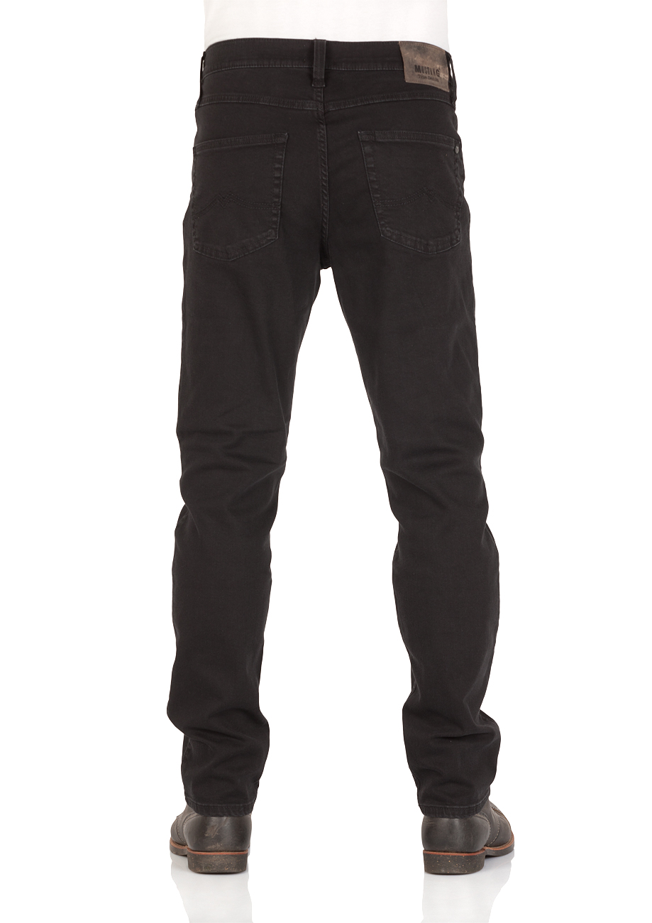 Mustang Herren Jeans Tramper - Tapered Fit - Schwarz - Deep Black günstig online kaufen