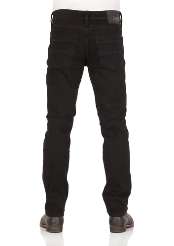Mustang Herren Jeans Washington - Slim Fit - Schwarz - Deep Black