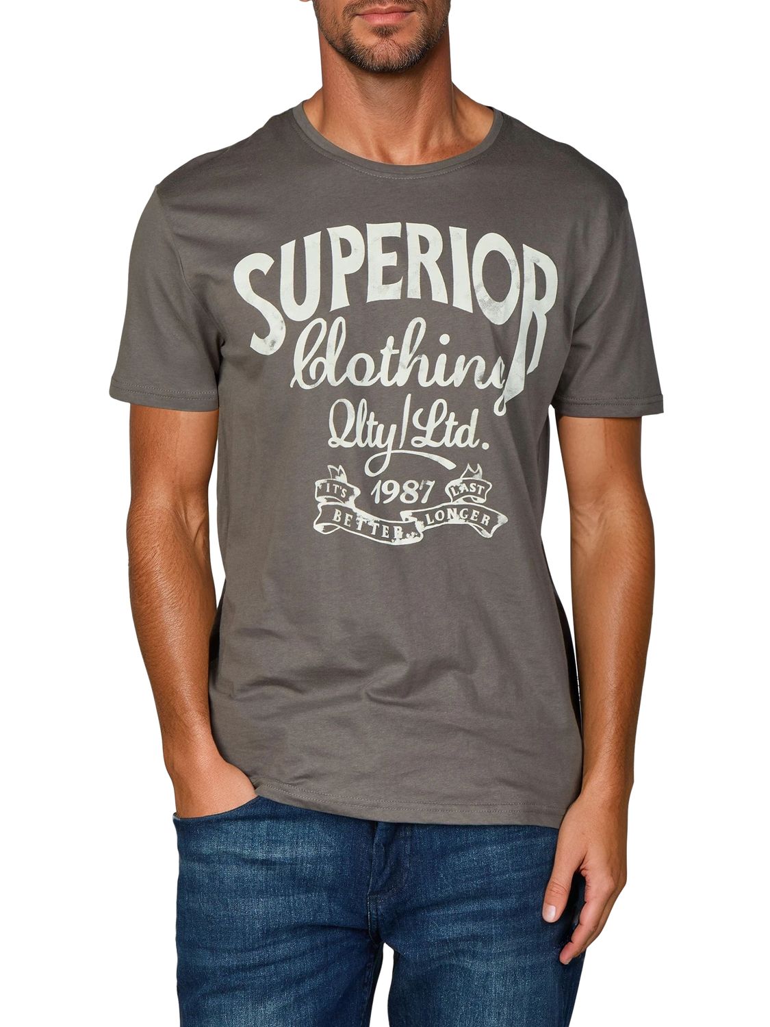 riverso Tshirt Herren Baumwolle Regular Fit RIVLeon günstig online kaufen