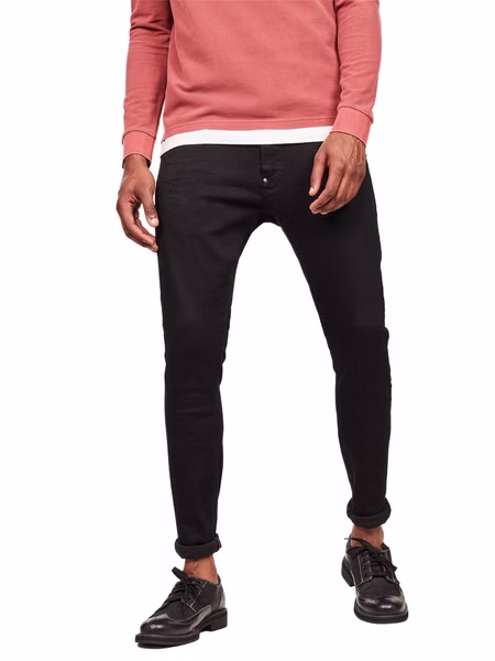 G-Star Herren Jeans Revend - Skinny Fit  - Schwarz - Pitch Black G-Star Herren Jeans Revend - Skinny Fit  - Schwarz - Pitch Black