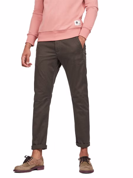 G-Star Herren Chino Hose Vetar - Slim Fit  - Grau - Asfalt G-Star Herren Chino Hose Vetar - Slim Fit  - Grau - Asfalt
