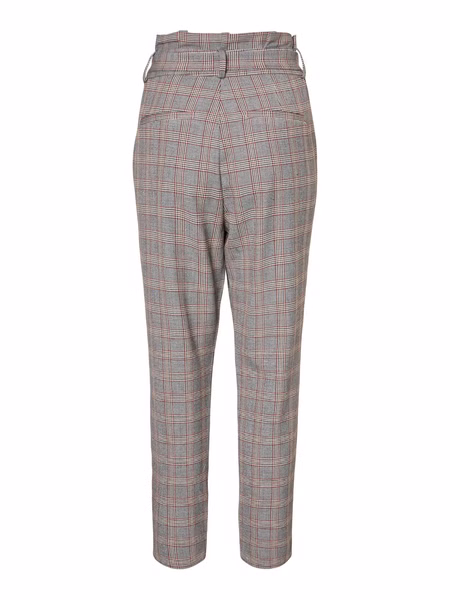 Vero Moda Damen Hose VMEVA HR LOOSE PAPERBAG CHECK PANT Vero Moda Damen Hose VMEVA HR LOOSE PAPERBAG CHECK PANT