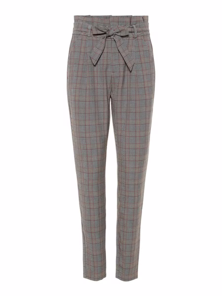 Vero Moda Damen Hose VMEVA HR LOOSE PAPERBAG CHECK PANT Vero Moda Damen Hose VMEVA HR LOOSE PAPERBAG CHECK PANT