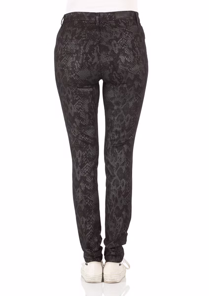 LTB Damen Jeans Amy - Skinny Fit - Schwarz - Black Python Wash LTB Damen Jeans Amy - Skinny Fit - Schwarz - Black Python Wash