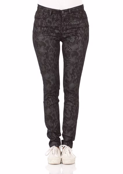 LTB Damen Jeans Amy - Skinny Fit - Schwarz - Black Python Wash LTB Damen Jeans Amy - Skinny Fit - Schwarz - Black Python Wash