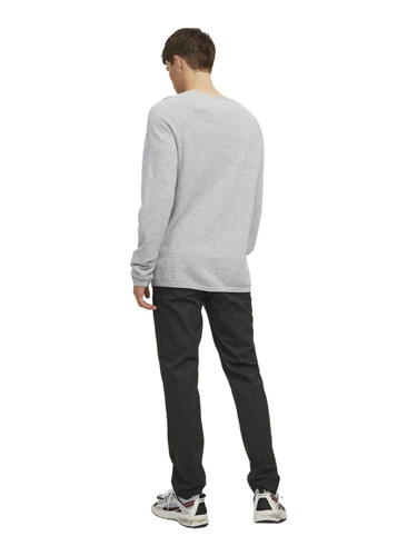 Jack & Jones Herren Sweater Pullover mit Rundhals Ausschnitt JJEHILL