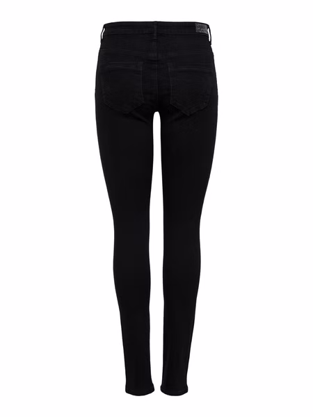 Only Damen Jeans ONLPAOLA HW SK DNM JEANS AZG 132907 - Skinny Fit - Schwarz - Black Denim Only Damen Jeans ONLPAOLA HW SK DNM JEANS AZG 132907 - Skinny Fit - Schwarz - Black Denim