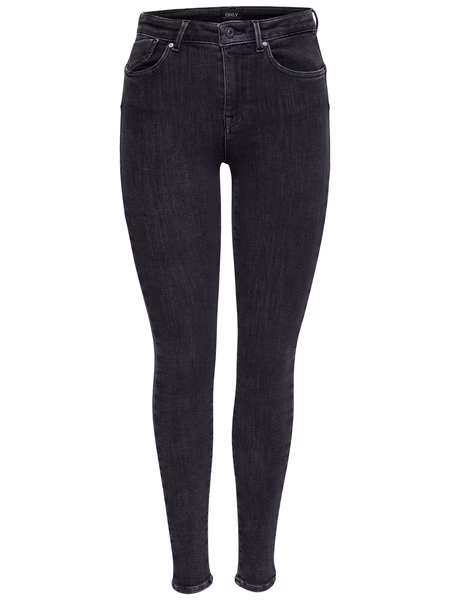 Only Damen Jeans ONLPOWER MID PUSH UP SK JEA REA3722 - Skinny Fit - Grau - Medium Grey Denim Only Damen Jeans ONLPOWER MID PUSH UP SK JEA REA3722 - Skinny Fit - Grau - Medium Grey Denim
