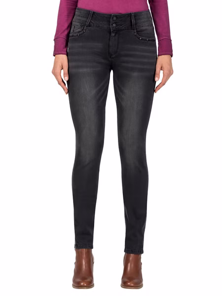 TIMEZONE Damen Jeans EnyaTZ - Slim Fit - Schwarz - Black Brushed Wash TIMEZONE Damen Jeans EnyaTZ - Slim Fit - Schwarz - Black Brushed Wash
