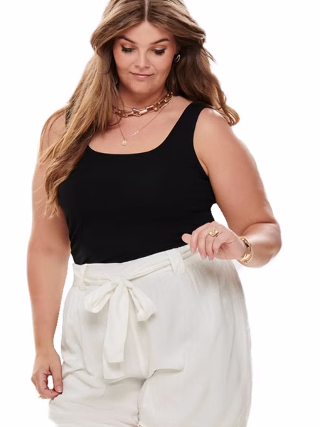 Carmakoma by Only Damen Tank Top  ärmellos Rundhals CARTIME LONG Carmakoma by Only Damen Tank Top  ärmellos Rundhals CARTIME LONG