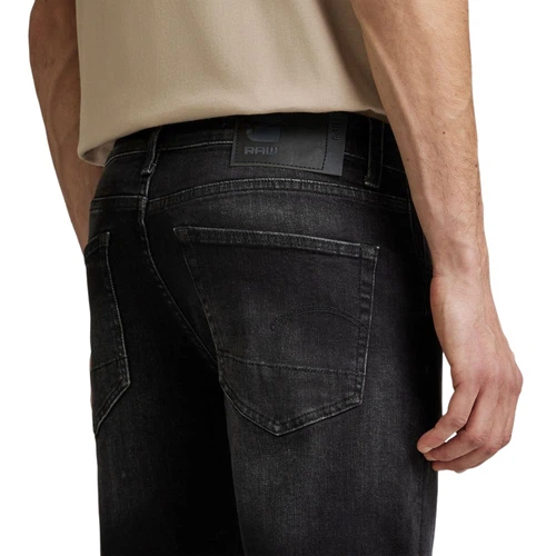 G-Star Herren Jeans Shorts 3301 Slim Fit - Grau Blau