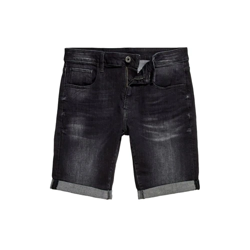 G-Star Herren Jeans Shorts 3301 Slim Fit - Grau Blau