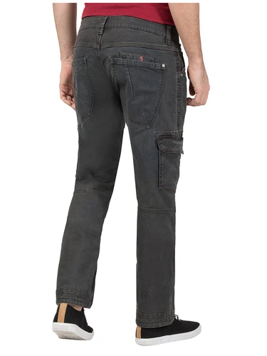 TIMEZONE Herren Cargo Hose RogerTZ - Regular Fit - Grey - Dark Grey