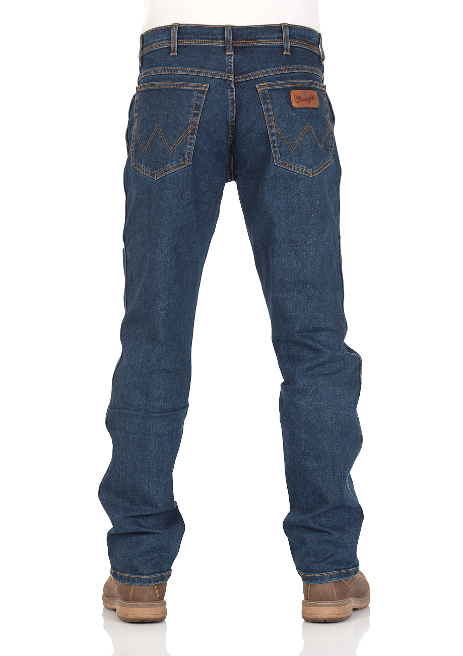 Wrangler Texas Stretch Herren Jeans - Regular Fit - Blue Black - Black Over günstig online kaufen