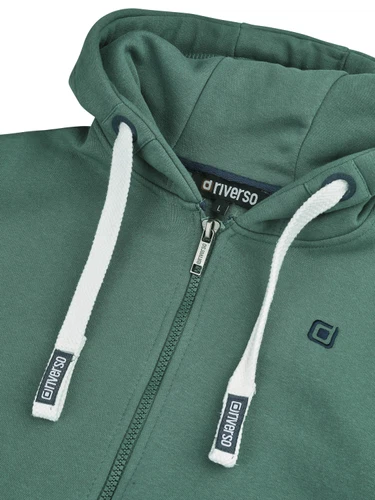 riverso Sweatjacke Herren mit Kapuze Reißverschluss Regular Fit RIVNoah