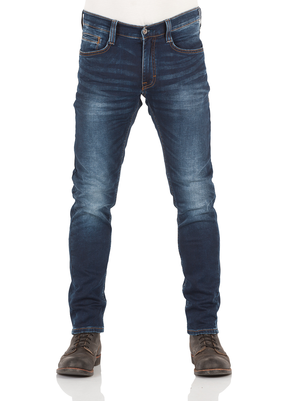 Mustang Herren Jeans Oregon Tapered K Blau - Super Dark